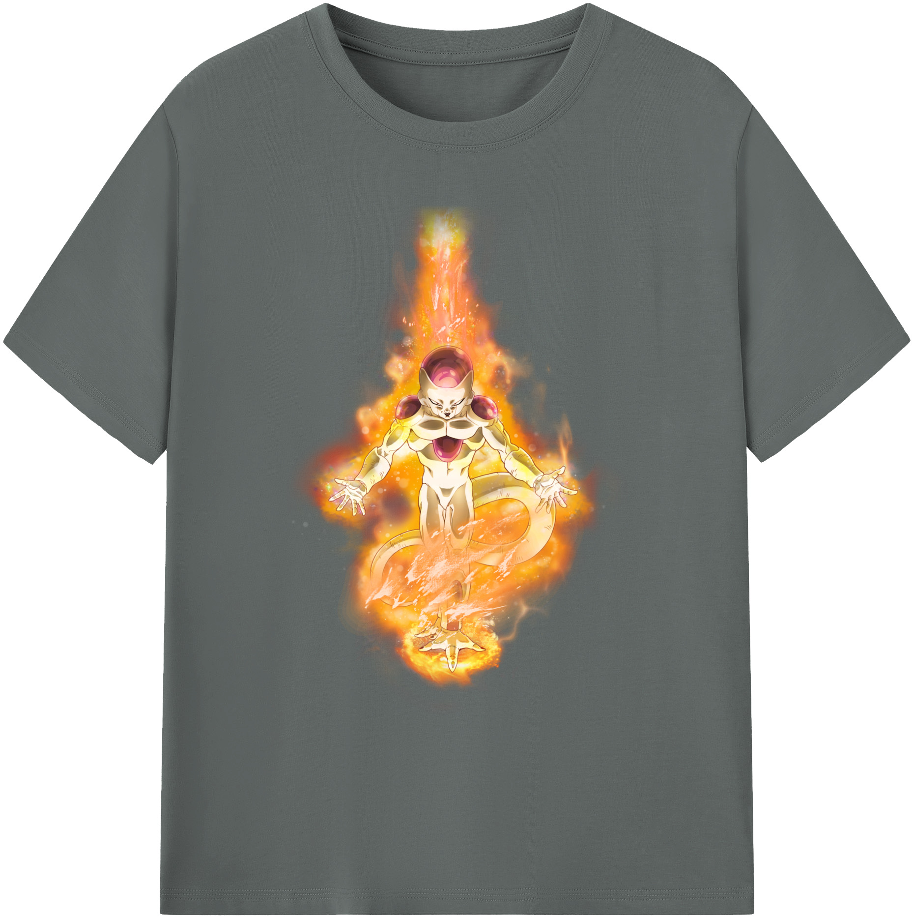（画像用） ドラゴンボール フリーザ DRAGON BALL Frieza 綿100％ メンズ半袖Tシャツ｜肌触りやわらか＆通気性